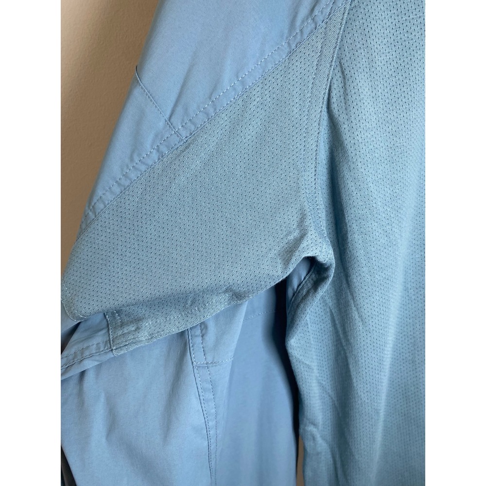 Huk Fishing Shirt Mens XXXL Blue Long Sleeve Snap Front Mesh Back Performance - Picture 3 of 4